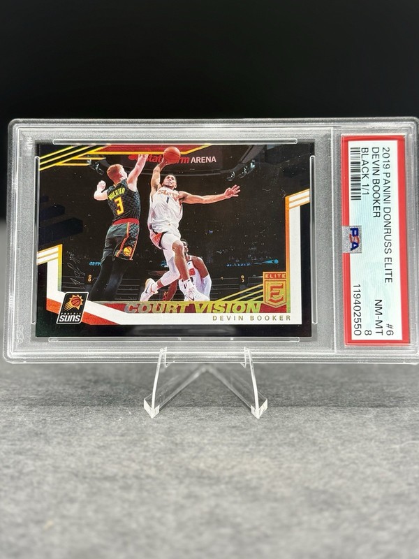 Devin Booker TRUE ONE OF ONE! PSA 9.  Pop 1 !! Elite BLACK! SUNS. All Star