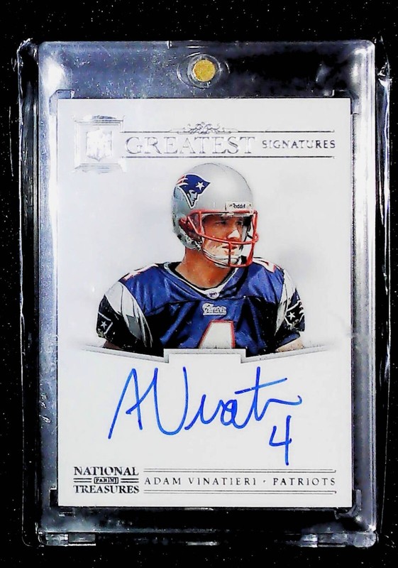 Adam Vinatieri - 2022 National Treasures NFL Greatest Signatures Auto /25