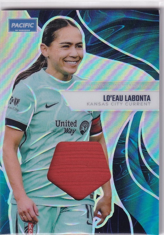 Lo'eau LaBont 2025 Parkside NWSL Pacific GAME USED MATCH WORN Jersey Relic