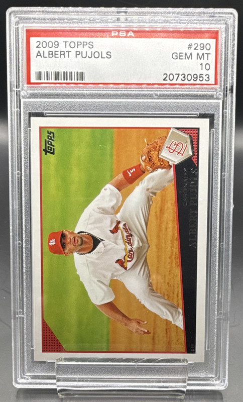 2009 Topps - Albert Pujols #290 - PSA 10