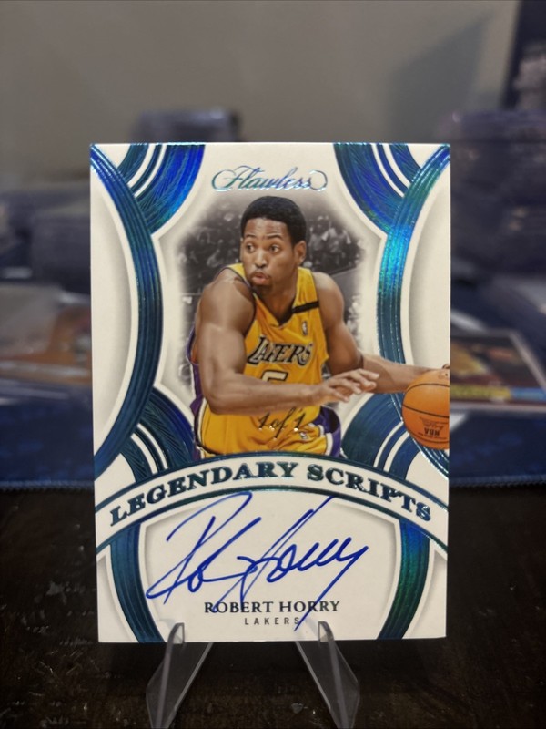 2024-25 Panini Flawless Legendary Scripts Robert Horry Auto 1/1 LA Lakers