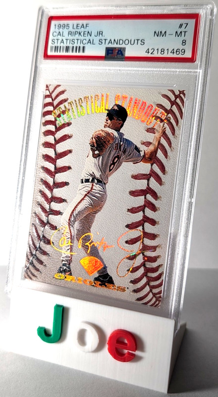 1995 Leaf Statistical Standouts Cal Ripken Jr - PSA 8 /5000