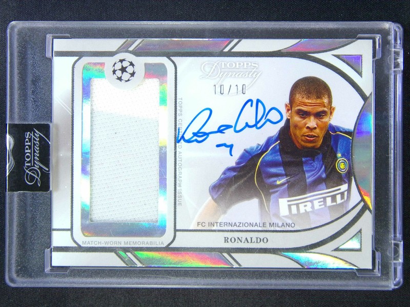 10/10 JSY# 1/1 2024-25 Topps Dynasty UEFA Ronaldo Patch Auto