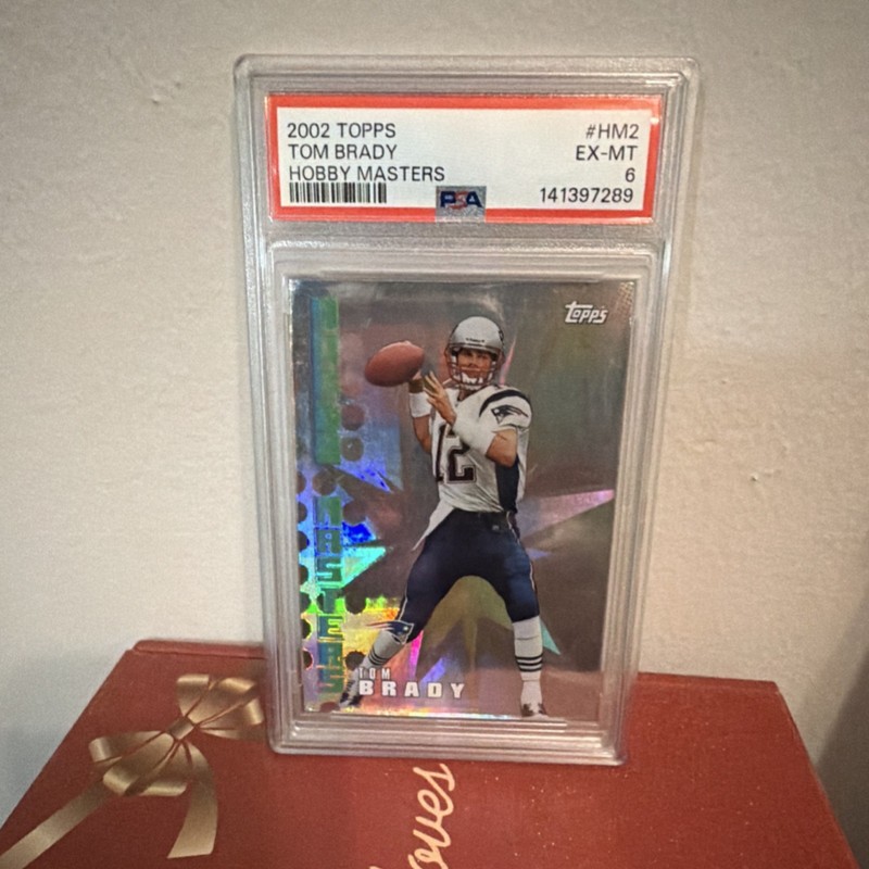 Topps 2002 Hobby Masters Tom Brady #HM2 PSA 6 Insert Patriots Football