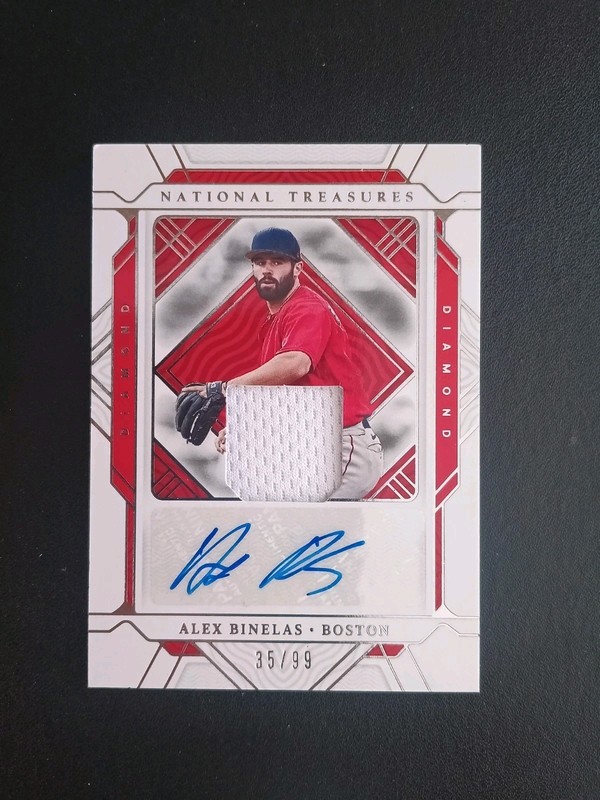 2022 Panini National Treasures Baseball MLB #DA-AB Alex Binelas Auto Autograph 