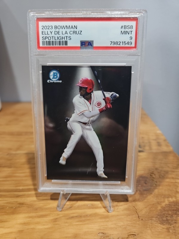 Elly De La Cruz 2023 Bowman Chrome #BS-8 Spotlights PSA 9