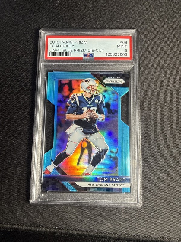 2018 Panini Prizm - Tom Brady #69 Light Blue Prizm /199