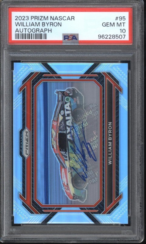 2023 Prizm NASCAR | William Byron #95 | Autograph | PSA 10 GEM MT