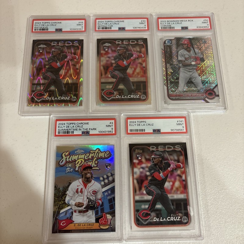 Elly De La Cruz Bulk Rookie PSA Lot! All PSA MINT!