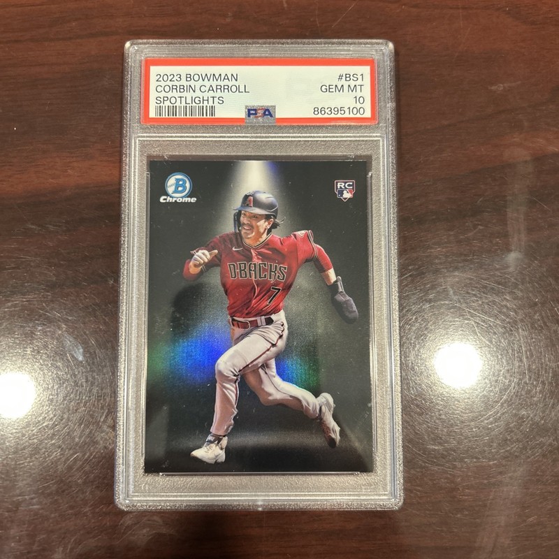 2023 Bowman- Corbin Carroll Spotlights Rookie PSA 10