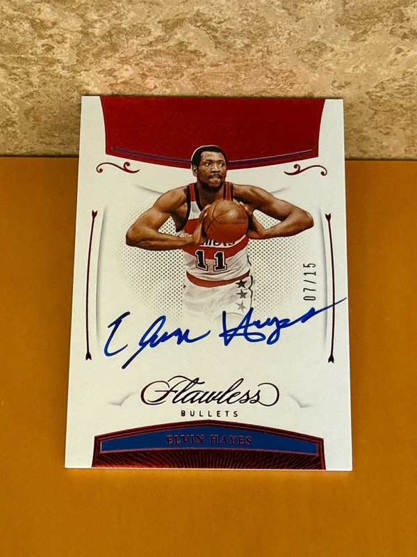 2020-21 Panini Flawless Legendary Scripts Elvin Hayes Ruby auto #07/15 #LEG-ELV
