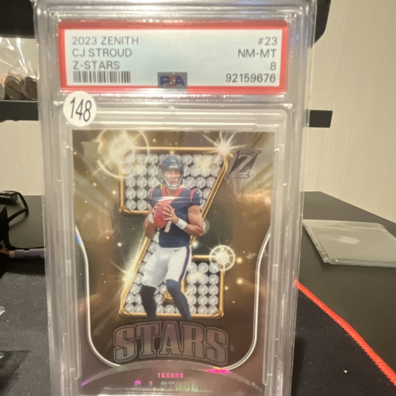 2023 Panini Zenith Z-Stars C.J. Stroud #23 PSA 8 Rookie Houston Texans Football