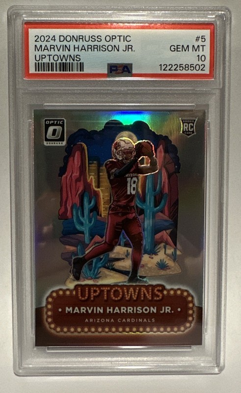 2024 Panini Donruss Optic # 5 Marvin Harrison Jr Uptown Rookie