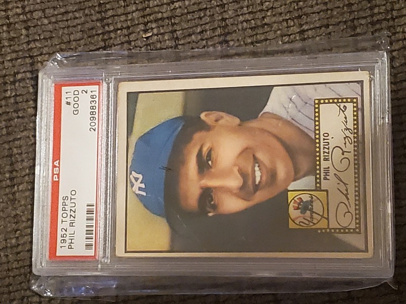 1952 Topps - Phil Rizzuto #11 PSA 2 Red Back