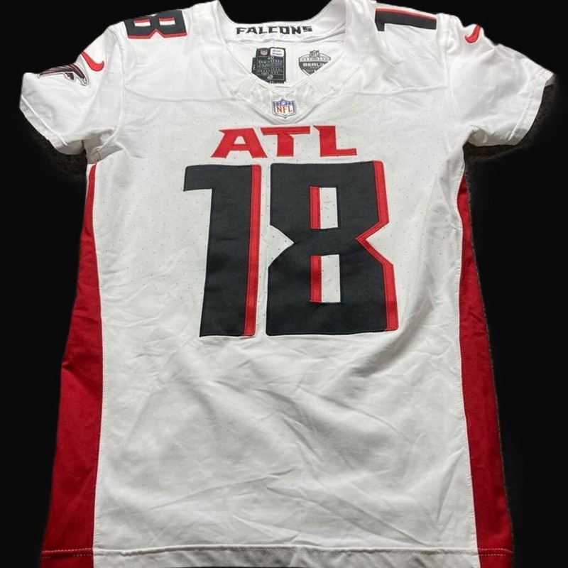 Kirk Cousins GAME WORN 💪 11/09/25 Atlanta Falcons Jersey vs Colts 🌍Inc PSA COA view 2