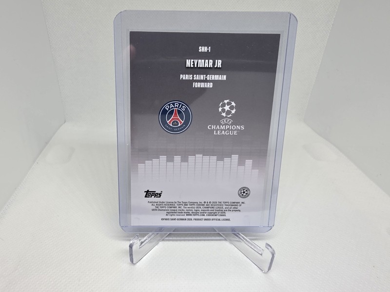 2025-26 Topps Chrome UEFA SILENCED Neymar Jr, Paris Saint-Germain view 2