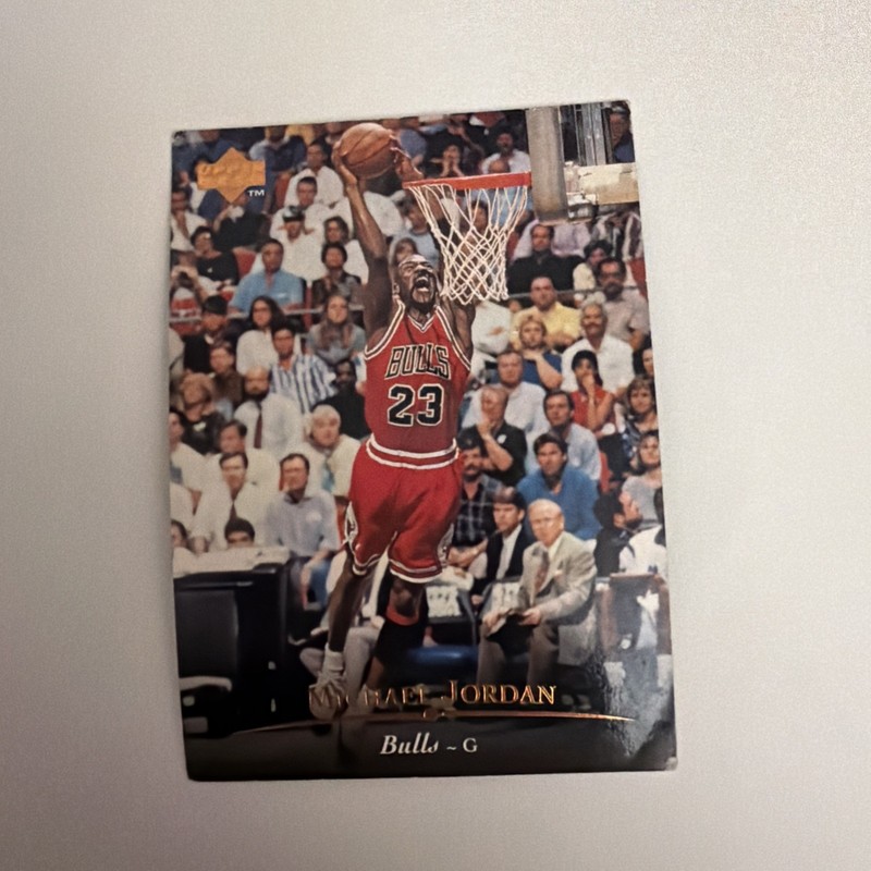 1995-96 Upper Deck - Michael Jordan #23 Gold Electric Court PSA 7 NEAR MINT