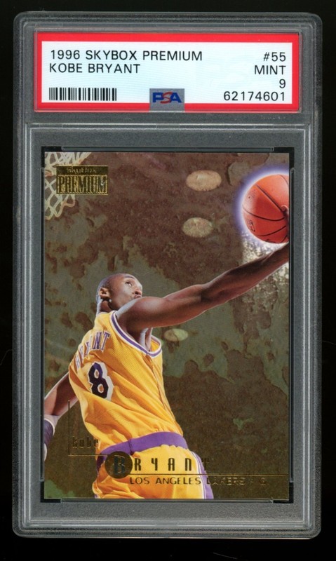 PSA 9 1996 SKYBOX PREMIUM #55 KOBE BRYANT ROOKIE RC