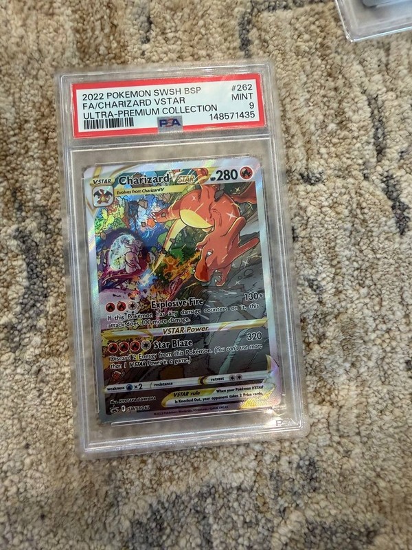 Charizard VSTAR #262 UPC PSA 9 Pokemon Card