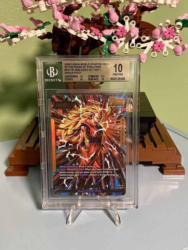 Dragon Ball Super •  Son Goku 🔥 ((FS11-01) Gold ALT ART) MINT🔥 BGS 10