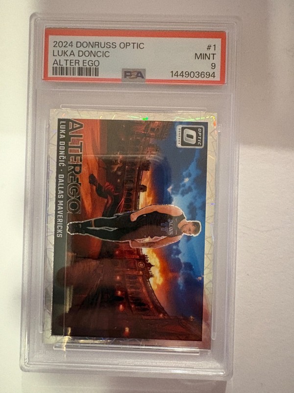2024-25 PANINI DONRUSS OPTIC ALTER EGO #1 LUKA DONCIC PSA 9 Mavericks