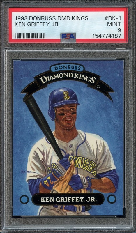 1993 Donruss Diamond Kings #DK-1 Ken Griffey Jr. PSA 9 HOF Seattle Mariners 4187