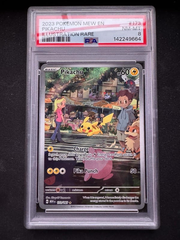 2023 Pokemon Pikachu IR #173 PSA 8