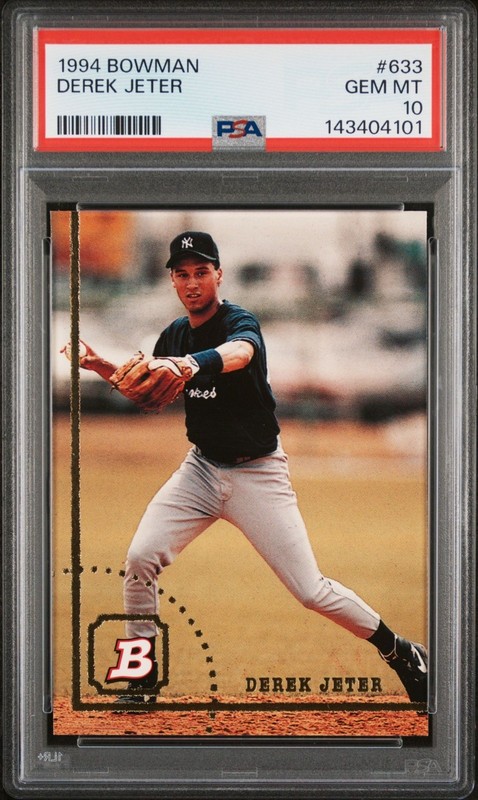 1994 BOWMAN DEREK JETER #633 PSA 10