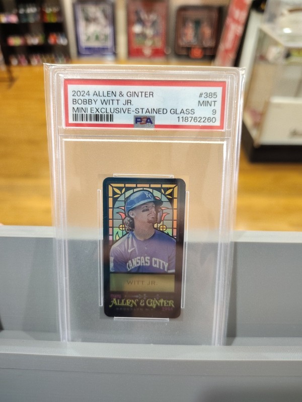2024 Alan And Ginter Bobby Witt Jr Mini Stained Glass Exclusive