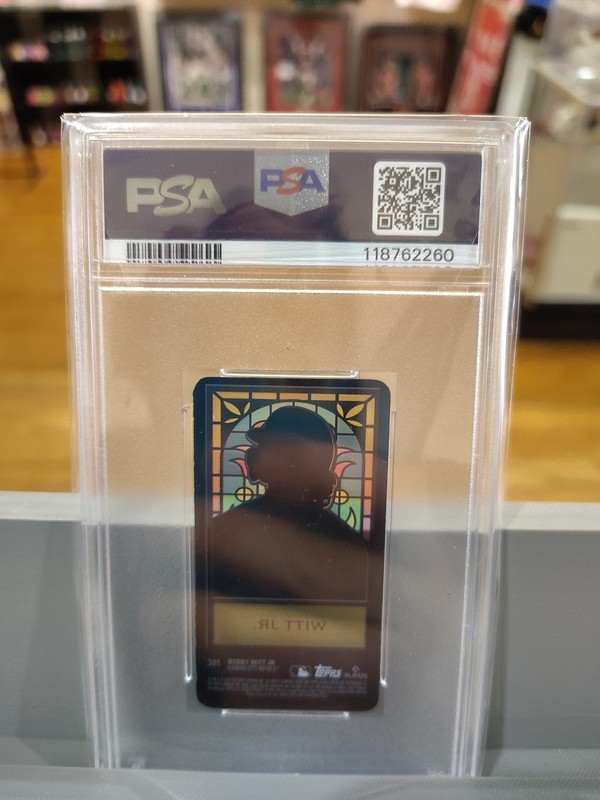 2024 Alan And Ginter Bobby Witt Jr Mini Stained Glass Exclusive view 2