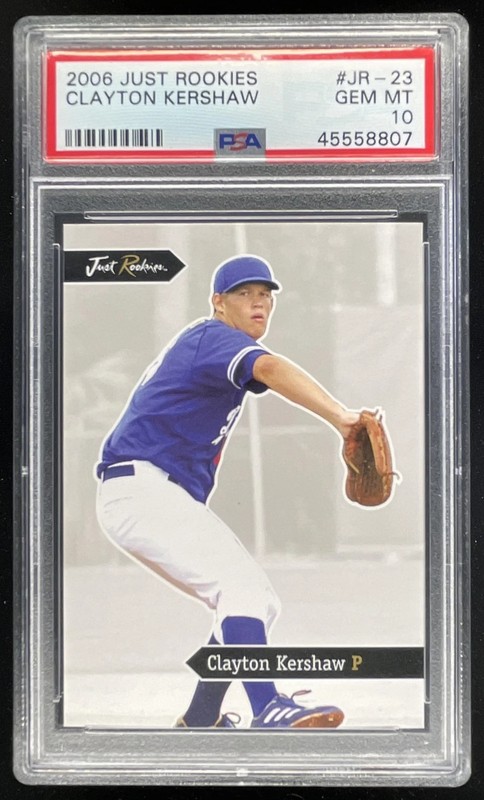 2006 Just Rookies #JR-23 Clayton Kershaw PSA 10