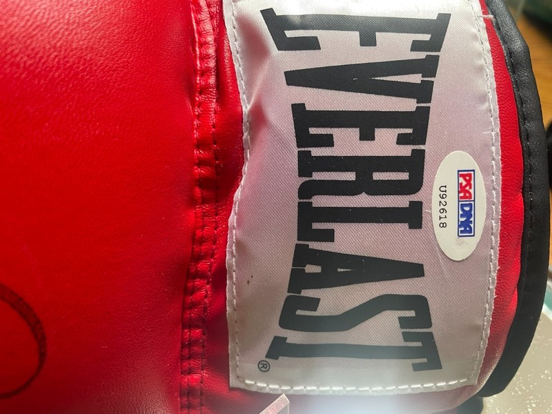 Floyd Mayweather Autographed glove PSA view 2