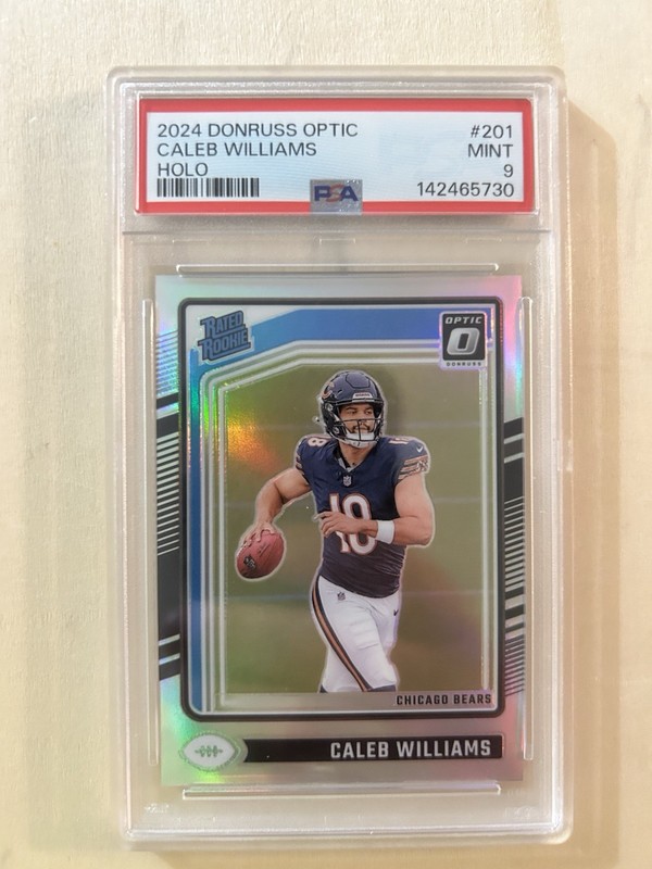 2024 Panini Donruss Optic - Rated Rookie Caleb Williams #201 Holo Prizm (RC)