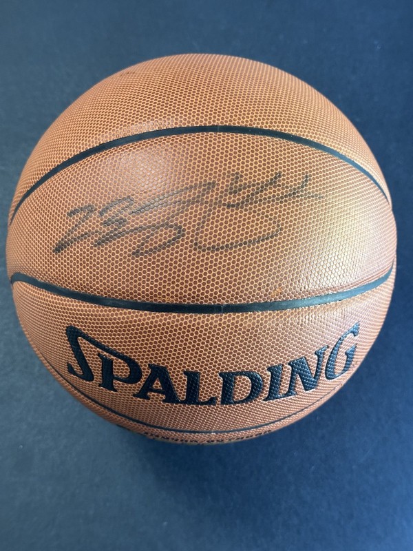 LeBron James Cavaliers Lakers Signed Spalding NBA Basketball PSA/DNA AUTO LOA