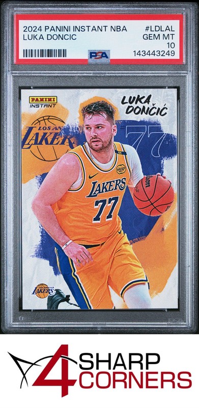 2024 PANINI INSTANT NBA #LDLAL LUKA DONCIC LAKERS PSA 10