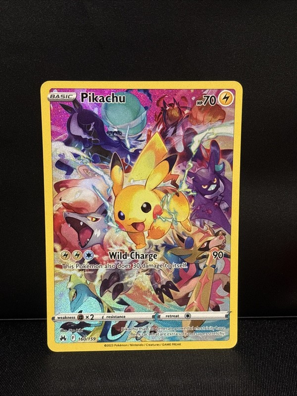 Pikachu (Secret) 160/159 SWSH: Crown Zenith Holo