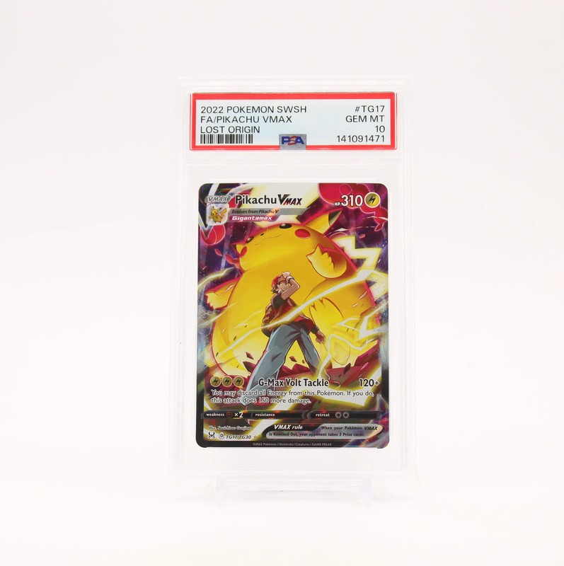 Pikachu Vmax - TG17/TG30 PSA 10 Lost Origin Trainer Gallery Pokemon - GEM MT