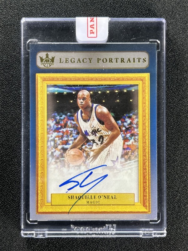 99/99 ≈1/1 ! 2021-22 Panini Court Kings Shaquille O'Neal Legacy Portraits Auto