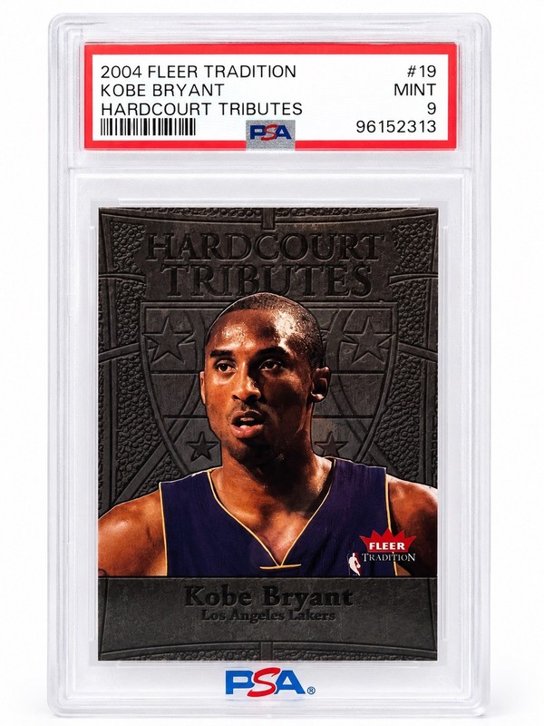 2004 Fleer Tradition Hardcourt Tributes #19 Kobe Bryant Lakers HOF PSA 9 Low POP