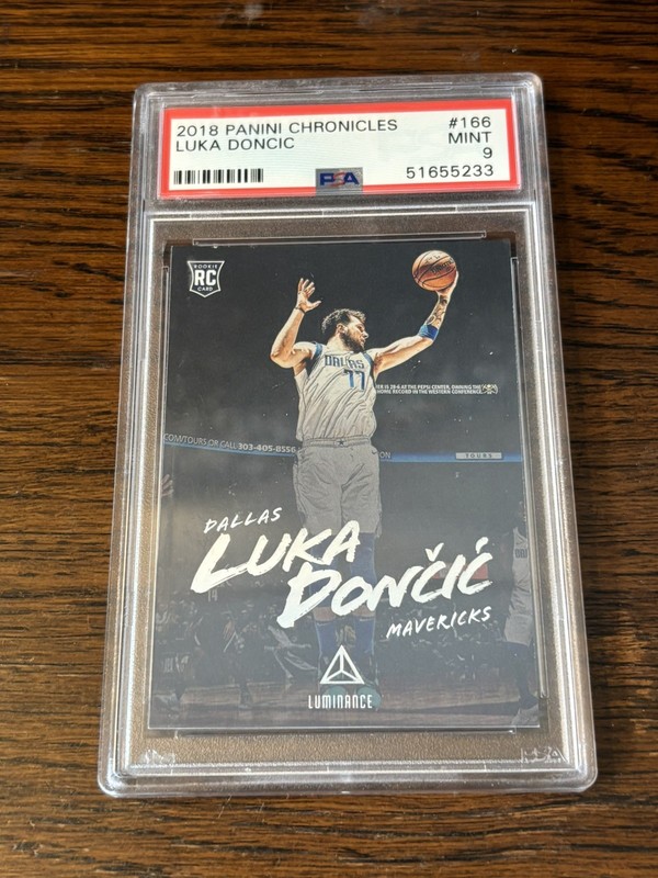 2018-19 Panini Chronicles: #166 Luka Doncic PSA 9 MINT