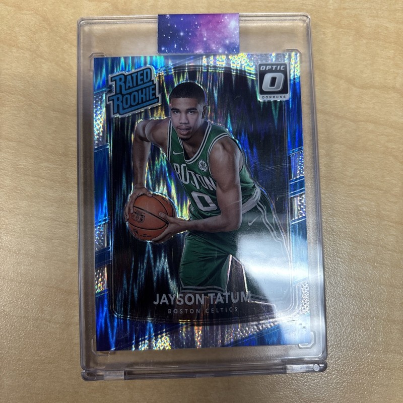2017-18 Panini Donruss Optic - Rated Rookie Jayson Tatum #198 Shock (RC)