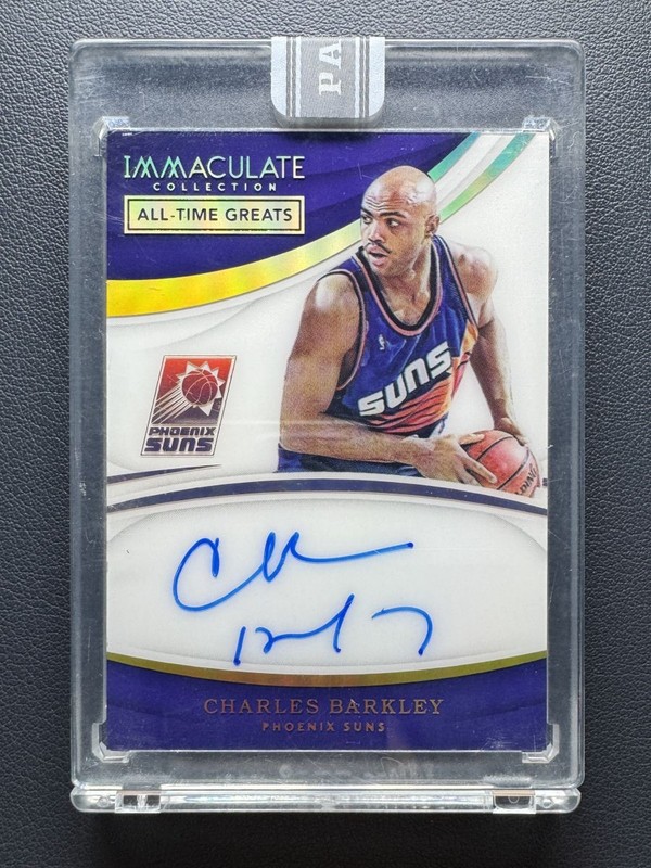 2017-18 Panini Immaculate Charles Barkley All-Time Greats White Box Auto 1/1
