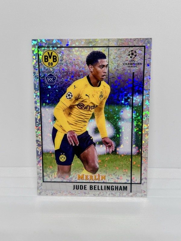 JUDE BELLINGHAM Rookie 2020-21 Topps Merlin Chrome Speckle Refractor /150 RC #31