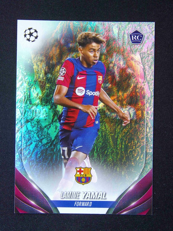 2023-24 Topps Jade UEFA Lamine Yamal RC Rookie Barcelona #11 💚
