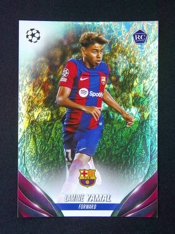 2023-24 Topps Jade UEFA Lamine Yamal RC Rookie Barcelona #08 💚