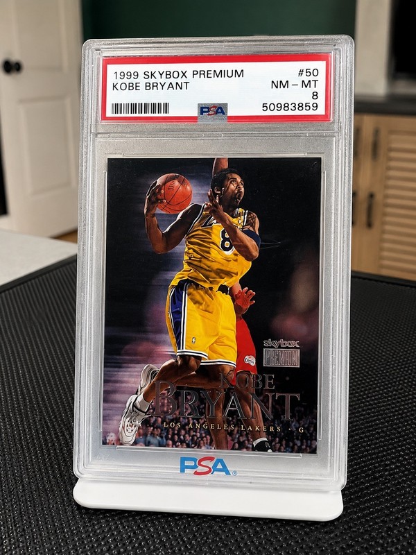 1999 Skybox Premium Kobe Bryant #50 PSA 8 NM-MT LAKERS HOF 