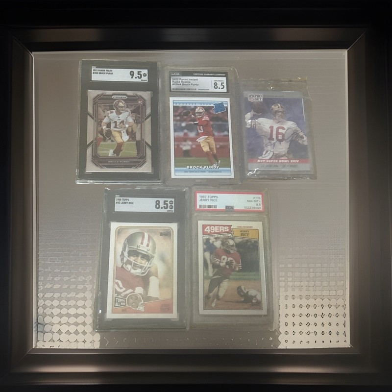 Joe Montana Autographed W/COA Jerry Rice SGC PSA Brock Purdy Rookie 49ers Lot