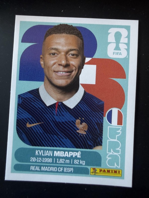 2026 Panini World Cup Stickers Kylian Mbappe