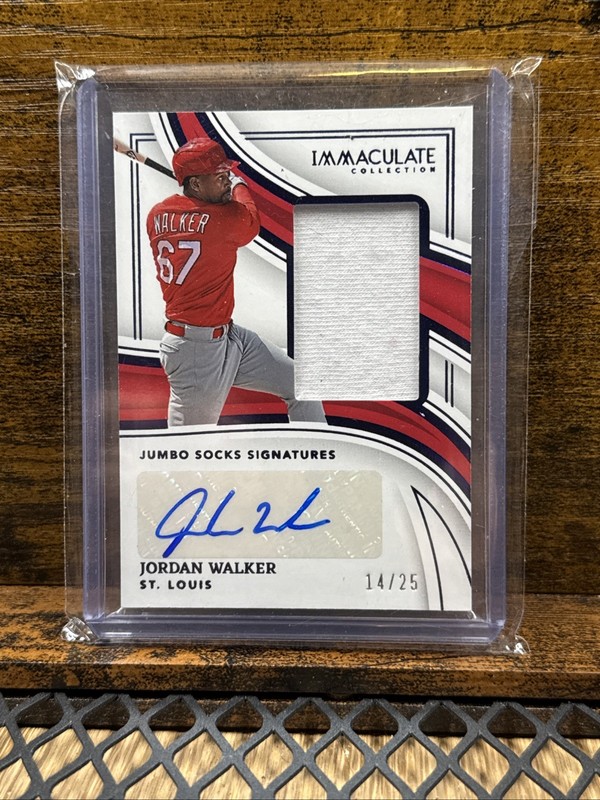 Jordan Walker 2023 Panini Immaculate Rookie Patch Auto RPA Blue /25 Cardinals⚾🔥