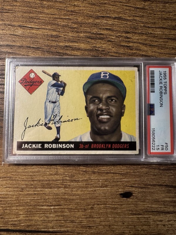 1955 Topps - Jackie Robinson #50 PSA 1.5